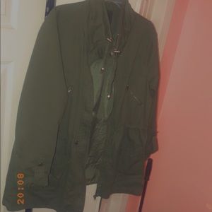 Dark Green Rain Jacket